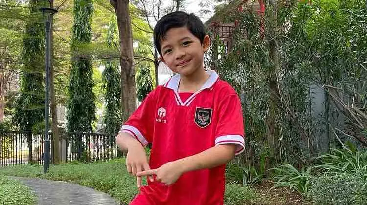 Anak Anang Ashanty Jadi Player Escort di Laga Indonesia vs Irak