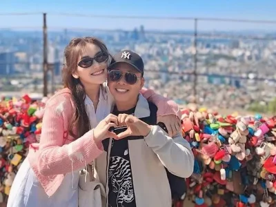Ayu Ting Ting memberikan doa dan ucapan haru bagi sang ayah, Abdul Rozak. Foto : Instagram/ayutingting92