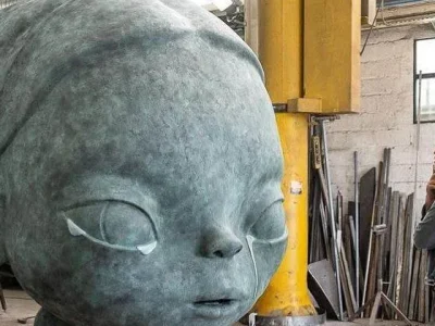 Patung Nalakala saat dipamerkan. Foto : Instagram/dwiantonoroby