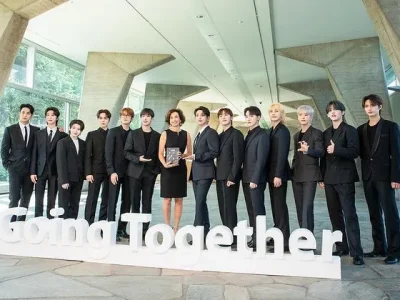 SEVENTEEN resmi dilantik menjadi duta UNESCO. Foto : Instagram/unesco