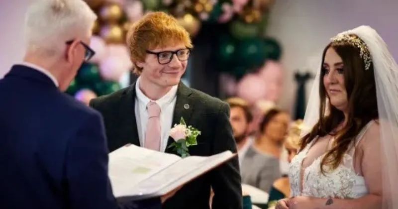 Unik, Penggemar Menikah dengan Pria yang Mirip Ed Sheeran