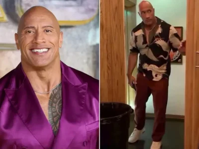 Dwayne Johnson dapat kejutan ulang tahun dari kru film Moana. (Foto: Instagram/therock)