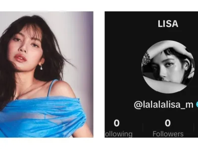 Lisa BLACKPINK bergabung dengan platform video pendek TikTok. Foto : Instagram/kolase