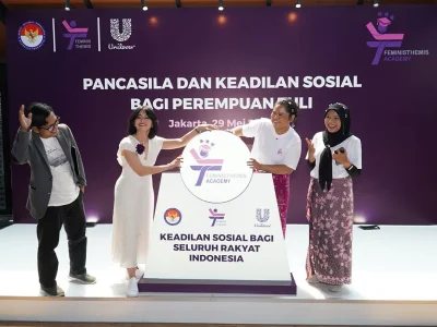 Komunitas Feminis Themis menggelar diskusi 'Pancasila daan Keadilan Sosial Bagi Perempuan Tuli'. (Foto: Agnes/Nyata)