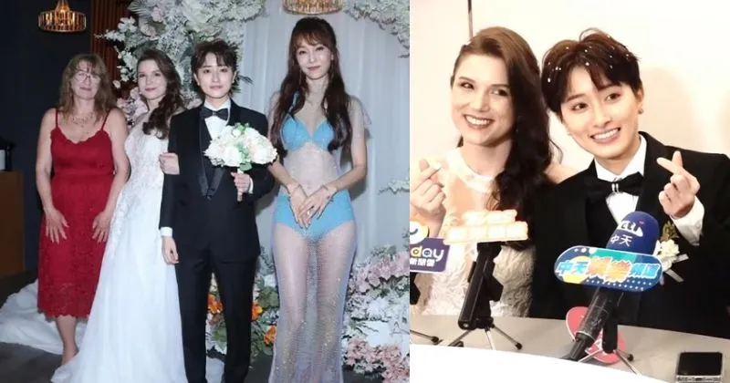 Nyeleneh, Ibu di Taiwan Pakai Bikini di Pernikahan Putrinya