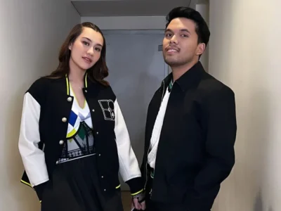 Thariq Halilintar dan Aaliyah Massaid. (Foto: Instagram/ochiipramita)