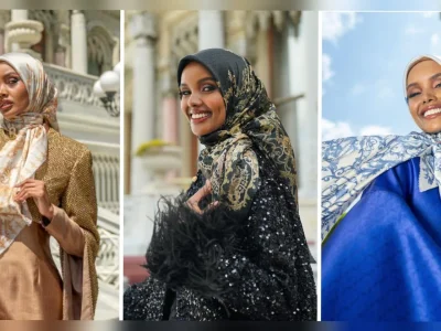 Halima Aden, supermodel hijab pertama jadi ikon crown series. (Foto: Dok. Pri)