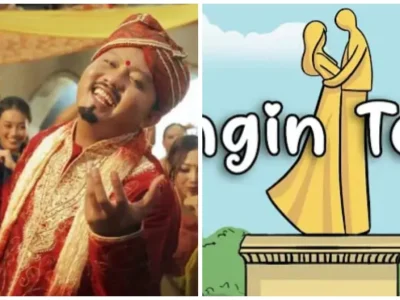 Lagu Sigar Denny Caknan vs Ingin Temu Gilga Sahid. Foto : Kolase/Youtube