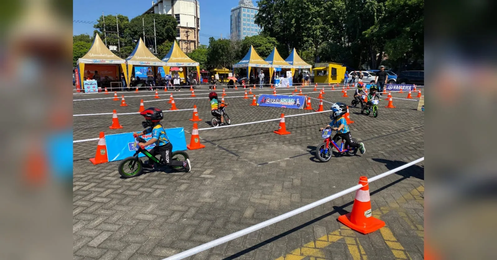 Bikin Gemas, Ratusan Pembalap Cilik Balapan di B-Bike Racing