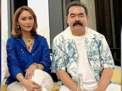 Inul Daratista dan suami, Adam Suseno. (Foto: Reza/Nyata)