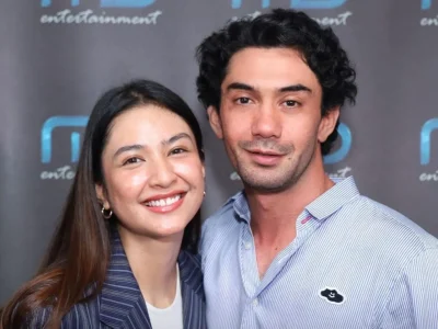 Mikha Tambayong dan Reza Rahadian. (Foto: Instagram/kawintangan_md)