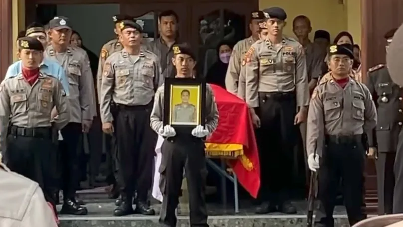 Polisi Dibakar Istri Di Mojokerto, Begini Kondisi Rumah Duka