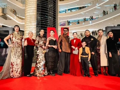 Adu Gaya di Gala Premiere "Nightmares and Daydreams" (Foto: instagram/netflixid)