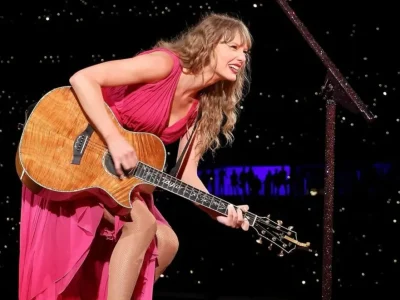 Taylor Swift saat tampil konser The Eras Tour di Edinburgh, Skotlandia. (Foto: Instagram/taylorswift)