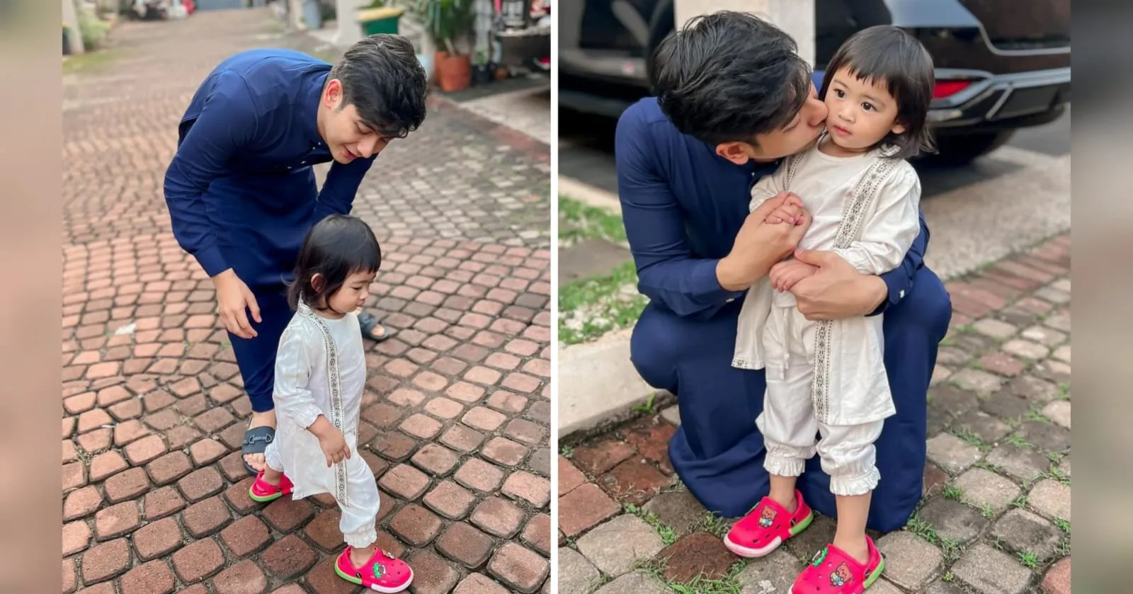 Idul Adha Bareng Anak, Teuku Ryan Dipuji Tak Gagal Jadi Ayah