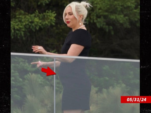 Potret Lady Gaga yang memicu rumor hamil. Foto: Dok. TMZ