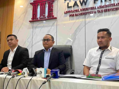 SUAMI BCL KENA KASUS: Kuasa hukum Tiko Arya wardhana mengancam balik Arina atas dugaan pencemaran nama baik. (Foto: Stephine/Nyata)