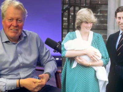 Charles Spencer (kiri) tunjuk pengacara Raja Charles III yang cerai dengan Putri Diana, untuk perceraiannya dengan istri ketiga. Foto: Dok. Kolase X @cspencer1508, @RoyalFamily