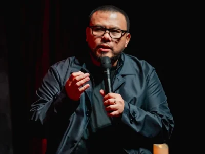 Joko Anwar dengan karya terbarunya, serial Nightmares and Daydreams yang akan tayang di Netflix. (Foto: Agnes/Nyata)
