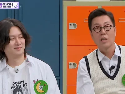 Anggota Knowing Bros banjir kritik karena sering singgung hubungan lama Heechul Super Junior dengan Momo TWICE. Foto: Dok. YouTube Knowing Bros