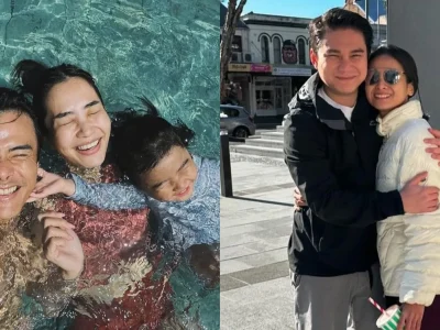 5 artis Indonesia ini jalani hubungan LDR hingga berujung pernikahan. Foto: Dok. Kolase Instagram @septriasaacha, @dionwiyoko