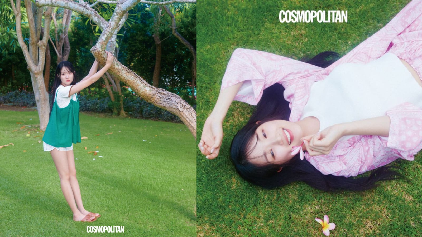 Pemotretan Kim Hye Yoon di Bali. Foto: Dok. COSMOPOLITAN