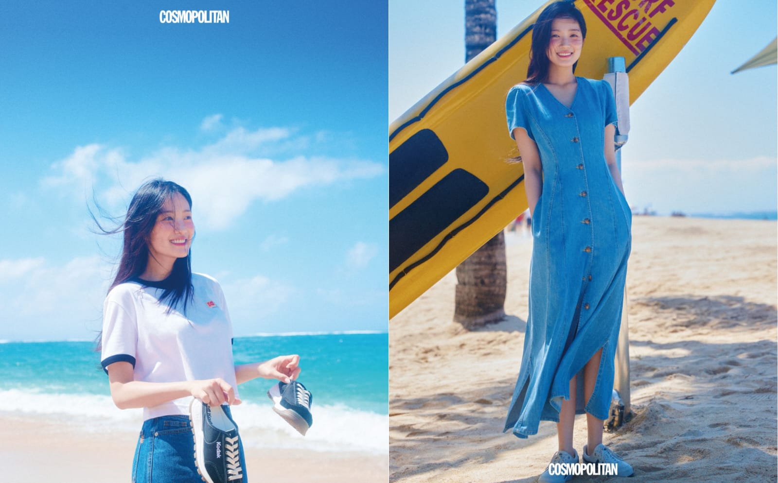 Pemotretan Kim Hye Yoon di Bali. Foto: Dok. COSMOPOLITAN