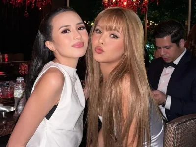 Foto Sorn bersama dengan Beby Tsabina saat menjadi bridesmaid. Foto: Dok. Instagram @sssorn_chonnasorn