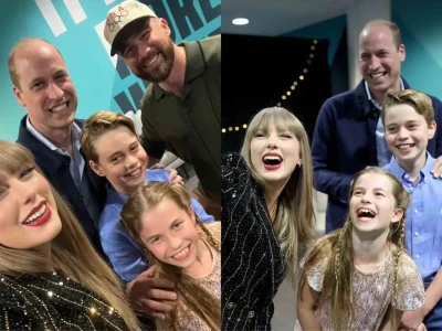 Putri Charlotte merupakan penggemar berat Taylor Swift di keluarga kerajaan (Foto: instagram/taylorswift, instagram/princeandprincessofwales)