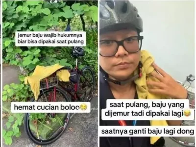 Seorang pria membagikan pengalamannya menerapkan frugal living. Foto: TikTok/@pinkerton87