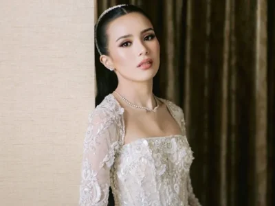 Gaya maekup Beby Tsabina saat resepsi pernikahan. Foto: Dok. Instagram @bebytsabina