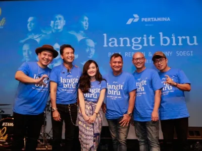 Kolaborasi istimewa Padi Reborn dan Fanny Soegi dalam lagu terbaru "Langit Biru". (Foto: Instagram/padireborn)