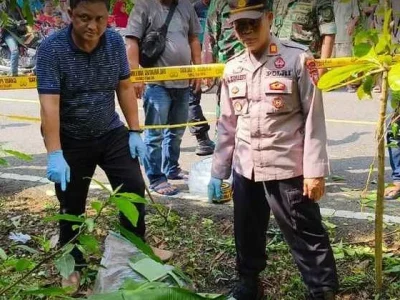KORBAN MUTILASI: Penemuan potongan tubuh manusia di Garut. Foto : Instagram/polresgarut