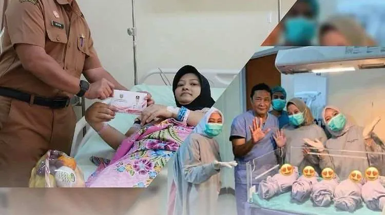 1 Laki-laki 4 Perempuan, Ibu di Indramayu Lahirkan Bayi Kembar Lima