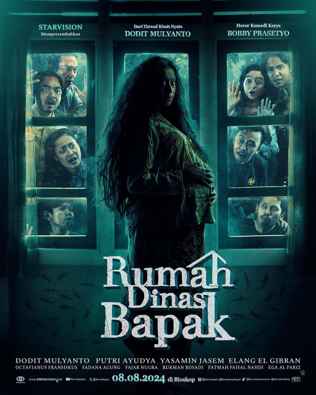Poster film horor komedi Rumah Dinas Bapak. (Foto: Instagram/Rumah Dinas Bapak)