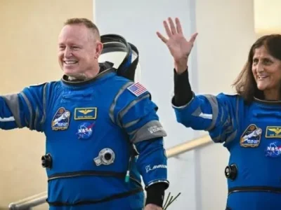Dua astronaut NASA Butch Wilmore dan Suni Wiliams, terjebak di luar angkasa dikarenakan pesawat bermasalah. (Foto: Getty Images)