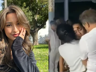 Jennifer Coppen terpukul dengan kepergian mendadak Dali. Foto: Dok. Kolase Instagram @jennifercoppenreal20, YouTube Tribun Bali