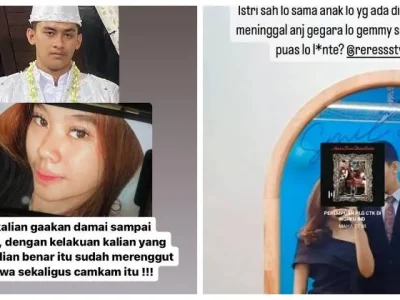 Wanita hamil 6 bulan meninggal akibat diselingkuhi. Foto : Instagram/ginamaslahat