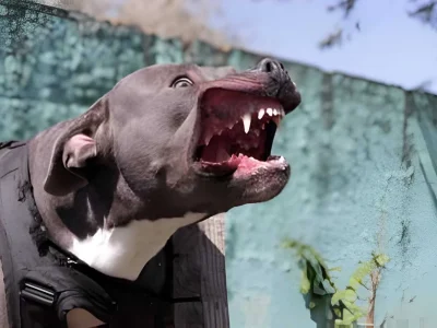 Nicholas (8 tahun) selamatkan adiknya, Lillian (6 tahun), dari serangan pitbull (Foto: shutterstock/A_Lesik)