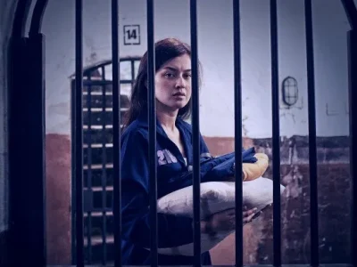 Kimberly Ryder di film terbarunya 'Bangsal Isolasi'. (Foto: Instagram/filmbangsalisolasi)