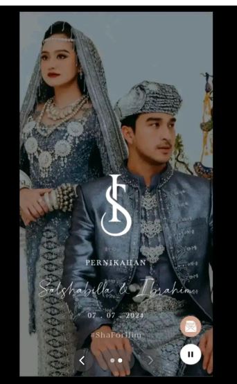 Salshabilla Adriani dengan kekasihnya, Ibrahim Risyad dirumorkan bakal segera menikah. (Foto: TikTok/preciousaturn)