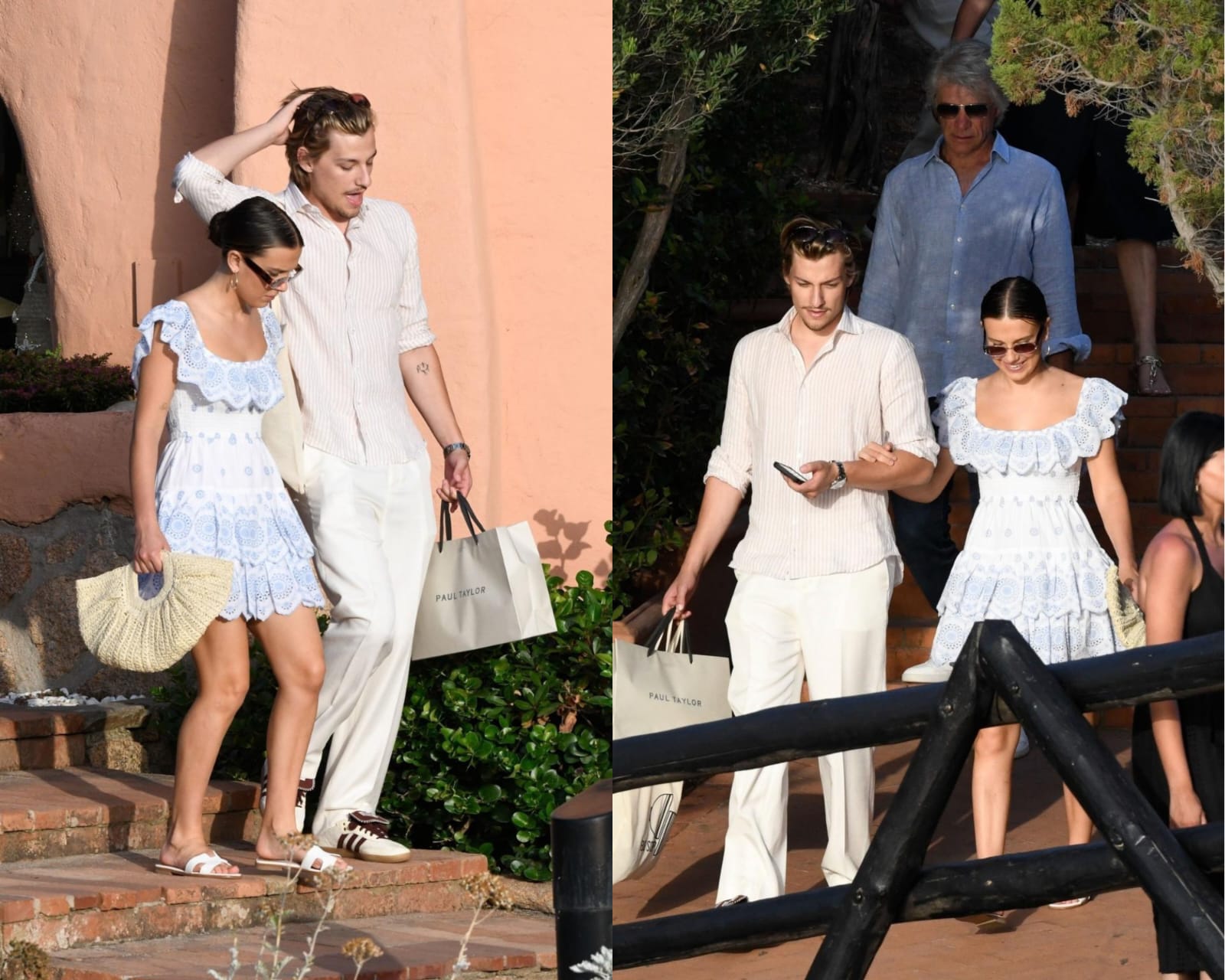 Millie Bobby Brown dan Jake Bongiovi jalan-jalan di Sardinia. Foto: Dok. Page Six