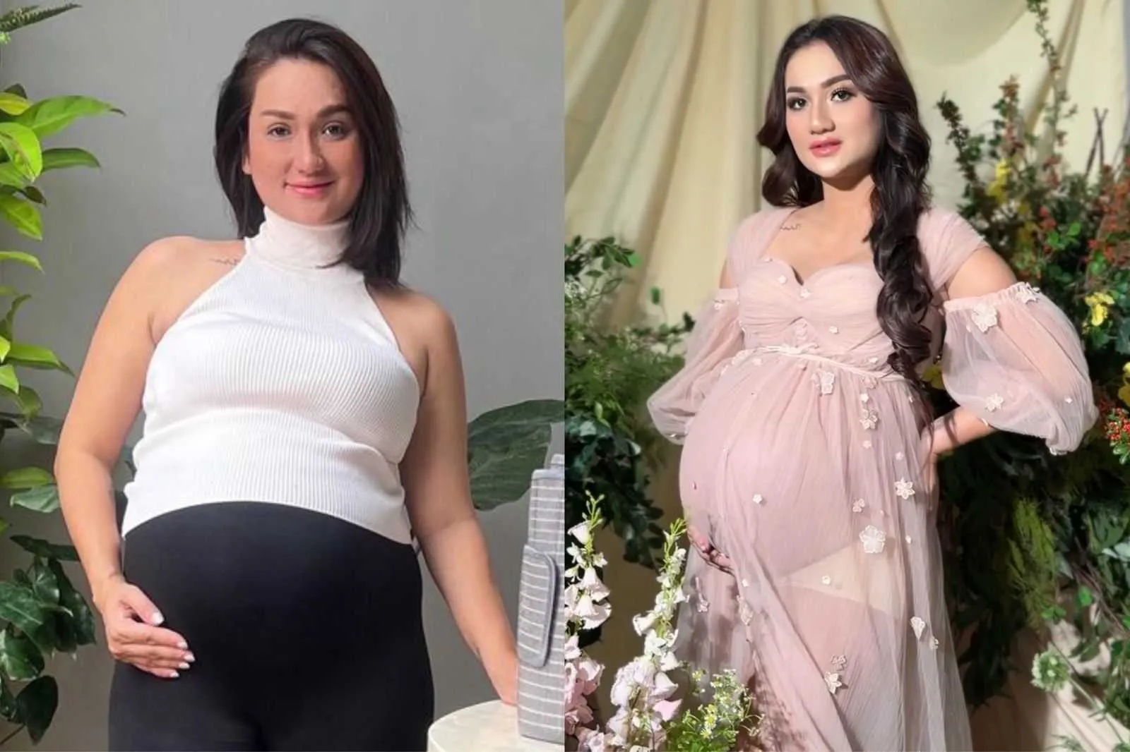Hamil Tua, Potret Cantik Tengku Dewi saat Maternity Shoot