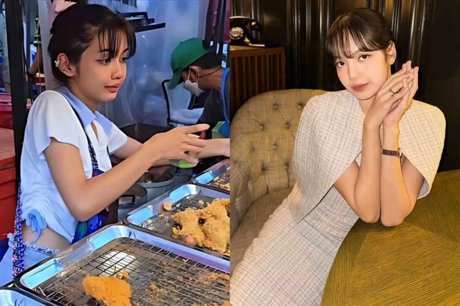 Viral! Gadis Penjual Ayam Goreng Mirip Lisa Blackpink