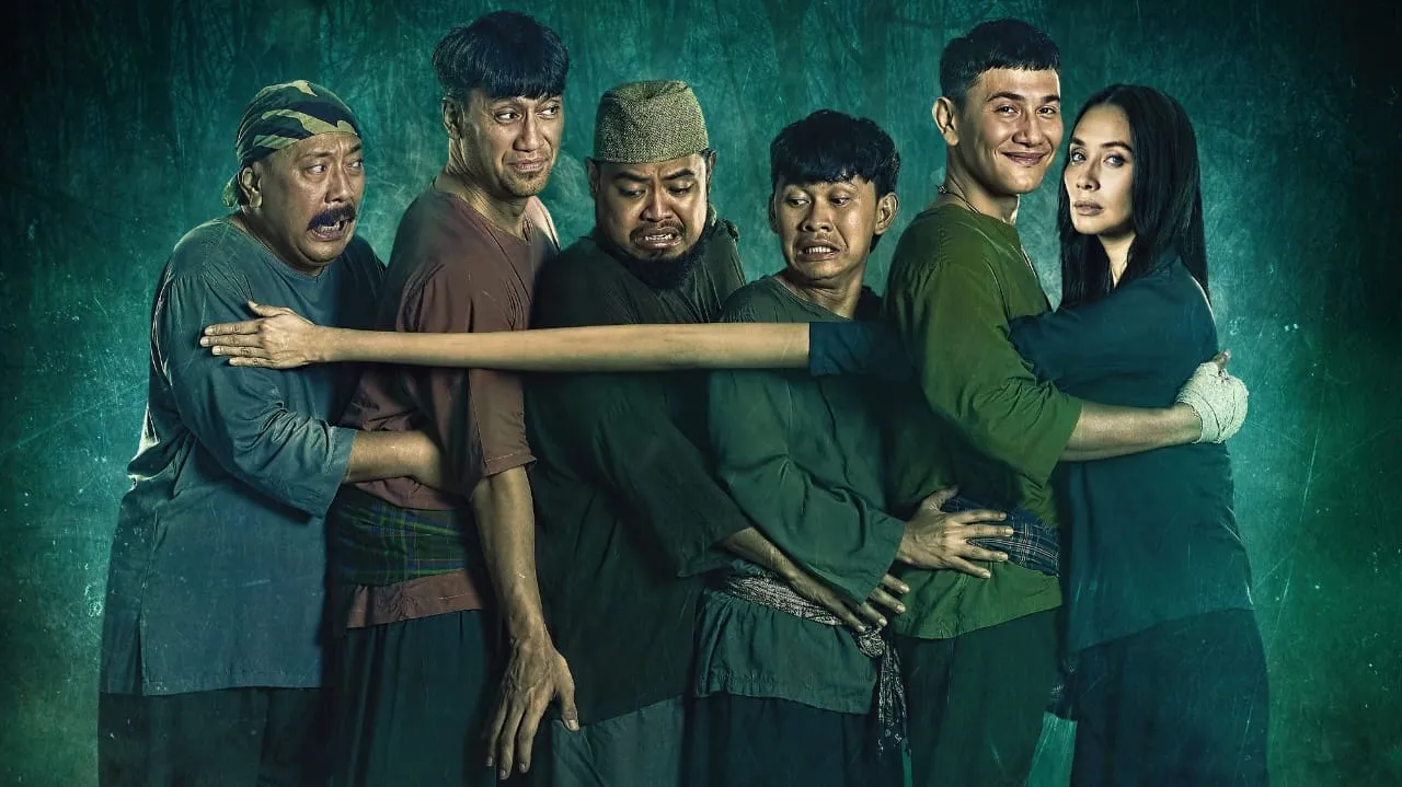 Ekspresi Takut Vino-Indro di Poster Film ‘Kang Mak From Pee Mak’