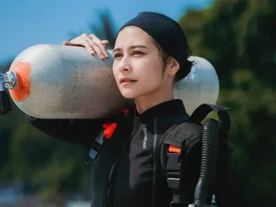 Prilly Latuconsina jadi rescue diver bersertifikat. Foto: Dok. Instagram @prillylatuconsina96
