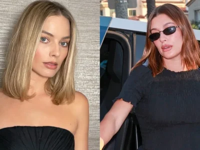 Hailey Bieber hingga Margot Robbie umumkan hamil tahun ini. Foto: Dok. X @voguemagazine