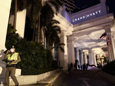 Hotel tempat enam turis asal Vietnam tewas keracunan sianida. Foto: Dok. Reuters