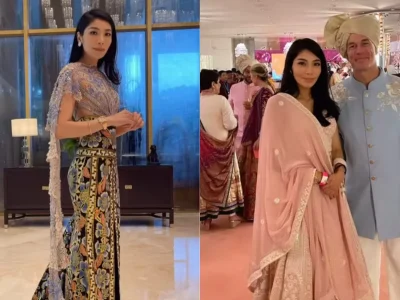 Intip gaya busana mewah dr Irene saat hadiri acara pernikahan Anant Ambani. Foto: Dok. Instagram @dr.irene13