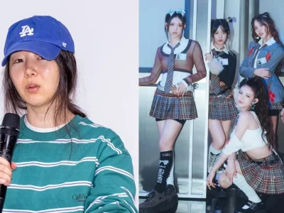 Dispatch rilis chat Min Hee Jin dengan dukun yang membahas debut NewJeans. Foto: Dok. Kolase Dispatch, Instagram @newjeans_official